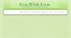 Desktop Screenshot of ironworkfarm.org