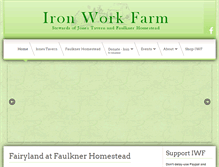 Tablet Screenshot of ironworkfarm.org